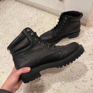 Lace Up Combat Boots